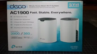 Tp-Link Deco S7 AC1900 Home Mesh Wi-Fi System Unboxing, Setup