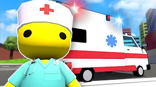 I Got an Ambulance Driver Job & It Was INSANE! - Wobbly Life Gameplay