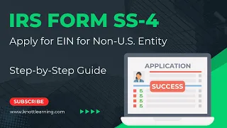 EIN Number:  How to Get an EIN for a Non-U.S. Company:  IRS Form SS-4