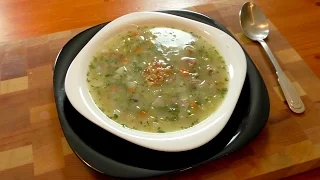 Рассольник по Похлёбкину (С репой и потрошками)