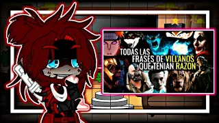 😈•Los Villanos De Godzilla Reaccionan: Frases De Villanos Que Tenían Toda La Razón•🖤||Gacha Club||