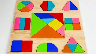 Best Learn New Shapes Puzzle | Preschool Toddler Learning Toy Video