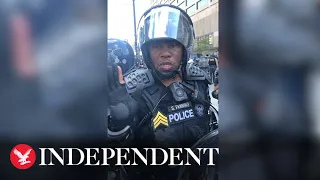 'I'd like to be out here helping you': Atlanta police officer mediates with George Floyd protesters