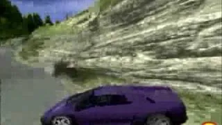 Need For Speed Hot Pursuit 2 on Playstation 2: Lamborghini Diablo VS Police