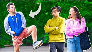 FUNNY Wet Fart Prank in Central Park! LOUDEST Farts in History!