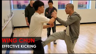 The Key to Effective Kicks - Wing Chun, Kung Fu Report - Adam Chan