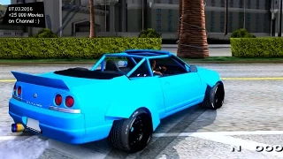 Nissan Skyline R33 Cabrio Rocket Bunny - GTA San Andreas 2160p / 🔥 4K / 60FPS 🔥 _REVIEW