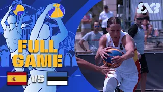 Spain 🇧🇪 vs Estonia 🇪🇪 | Women | Full Game | FIBA 3x3 Europe Cup Qualifier 2023