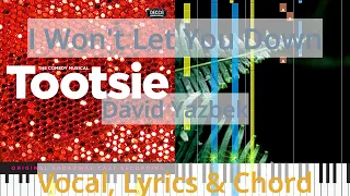 🎹I Won't Let You Down, Chord & Lyrics, David Yazbek, Synthesia Piano