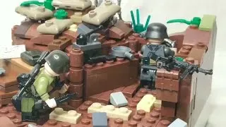 LEGO WW2 ДИОРАМА НОЧНАЯ ДИВЕРСИЯ. Лего самоделка