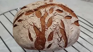 🍞Цельнозерновой хлеб с мёдом и патокой.🤗