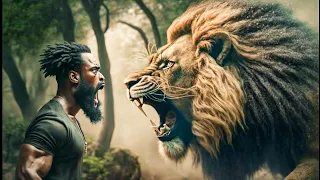 Man fights with Lion to save his family | Movie Explained Hindi