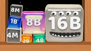 2048 JELLY CUBES - ASMR Gameplay (Reach 16B, Part 03)