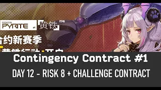 [Arknights] CC#1 Day 12 - Daily Stage New Street Risk 8 + Challenge Contract (Not a guide)