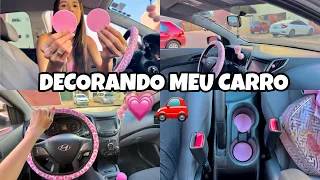 DECORANDO MEU CARRO COM ACESSÓRIOS DA SHEIN🚗✨💗