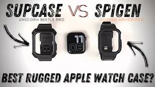 Best Apple Watch Case in 2021? Spigen Rugged Armor Pro VS SUPCASE Unicorn Beetle Pro!