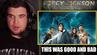 THIS WAS BAD BUT GOOD! First Time Watching PERCY JACKSON LIGHTNING THIEF Reaction