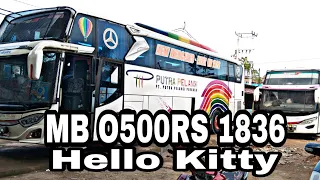 Jumpa Mercedes Benz O500RS 1836 -Hello Kitty Putra Pelangi ‼️Masih Di Balut Pekatnya Bedak Sumatera