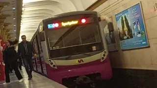 HMMSİM 2 Baku Metro:(Bənövşəyi xətt):Səfər:(Xocəsən-8 Noyabr)