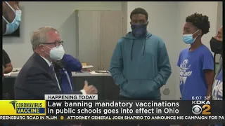 Law Banning Mandatory Vaccinations In Ohio Schools Goes Into Effect