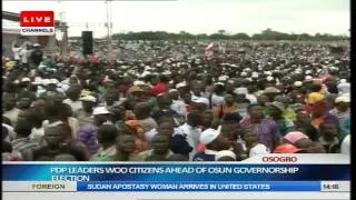 Jonathan, PDP Leaders Woo Osun Citizens Ahead Of Guber Election Pt.4