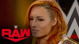 Becky Lynch declares she is facing Asuka at Royal Rumble: Raw, Dec. 30, 2019