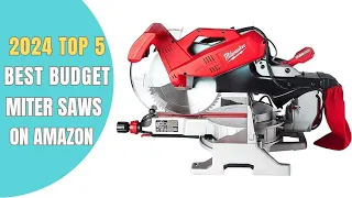 ✅ TOP 5: BEST MITER SAWS ON AMAZON IN 2024