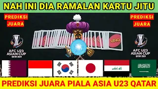 SEMI FINAL DEPAN MATA ‼️ BOCORAN JUARA 🔥 🏆 🔥 PIALA ASIA U23 QATAR 2024 - Prediksi Kartu Jitu