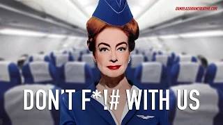 BREAKING! United Airlines Hires Joan Crawford - Parody