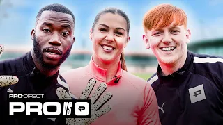 ANGRY GINGE AND MARY EARPS TAKE ON HARRY PINERO IN GOAL??? 🧤🔥 | PRO VS PRO:DIRECT 👀