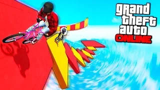 БЕШЕННЫЙ ГЛАЙД НА BMX В GTA Online!