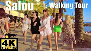 ☀️Salou Walking Tour 4k, Costa Dorada Spain.