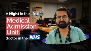 Acute Medicine Night Shift in the NHS | Hospital Vlog as an International Doctor