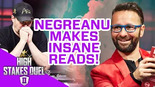 Daniel Negreanu Reads Phil Hellmuth Like an Open Book on High Stakes Duel!