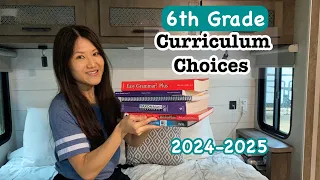 ⭐️NEW⭐️ 6th Grade Curricula Choices for 2024-2025 // Middle School