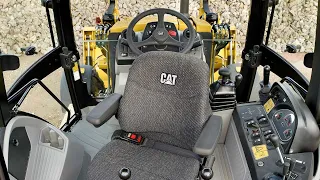 Обзор на таджикском языке,  Caterpillar 428E Устройство кабины экскаватор-погрузчик #caterpillar428e