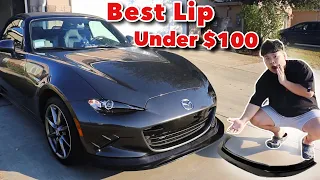 Installing The Best $90 EBAY Lip On Mazda Miata ND2 (Perfect Fitment)