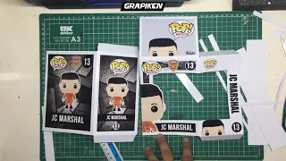 Custom Funko Pop! Box Replacement - Pop! Drawing, Box Design and Assembly.