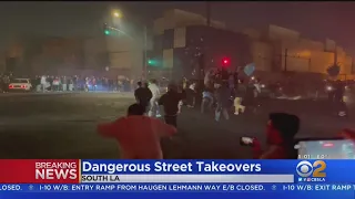 Several streets taken over in Rancho Dominguez, South LA