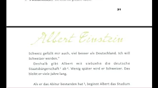 Albert Einstein 03 learn german from story