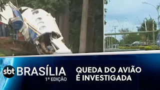 Motores de avião de Marília serão periciados no DF | SBT Brasília 1ª Edição 11/11/2021