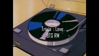 BTS "Trivia 承 : Love" but its a vinyl