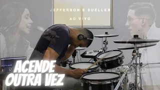 Acende Outra Vez Jefferson e Suellen Worship Gospel Drum Cover | Duas Bateras