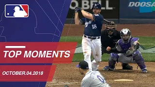 Check out the top five NLDS Game 1 moments from October 4, 2018