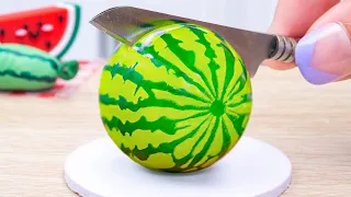 Watermelon Jello Making 🍉1000+ Yummy Miniature Watermelon Jelly Egg 🍰 Mini World Ideas
