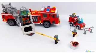 Обзор - распаковка Конструктор "Пожарная охрана" Арт: 908