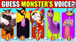 IMPOSSIBLE Guess The Voice! The Amazing Digital Circus, Billie Bust Up & Garten of Banban Characters