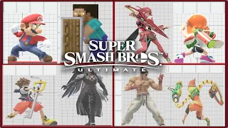 Super Smash Bros. Ultimate: All characters' Parry Poses/Animations + Fighters Pass Vol. 2 DLC (Zoom)