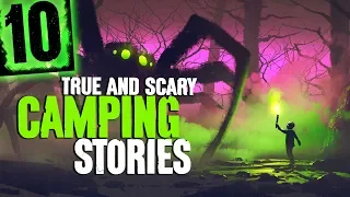 10 DISTURBING Camping Stories with Fire Sound Effects and Relaxing Sounds