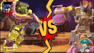 Angry Birds Transformers - Devastator vs Menasor Challenge